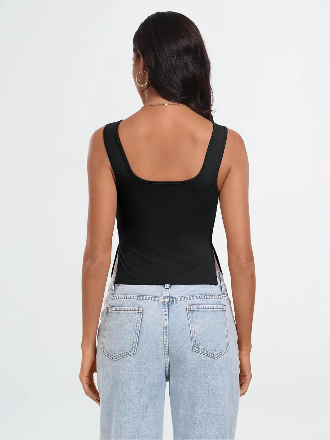 Trendy Queen Womens Going Out Crop Tops Backless Tank Tops Summer Y2k Teen Girls Basics Cute Clothes