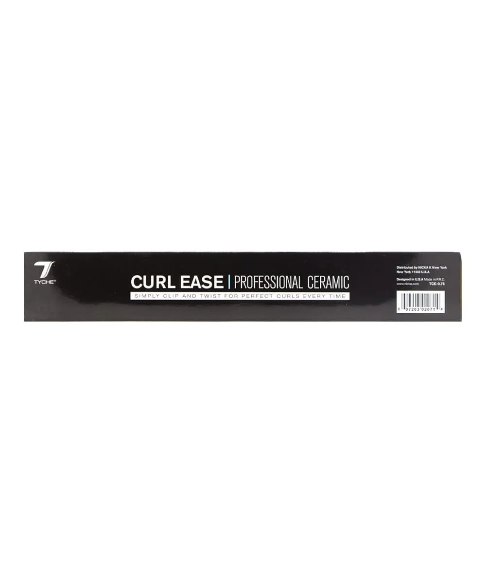 Tyche Ceramic Teflon Curl Ease Professional Ceramic [3/4"] #Tce-0.75