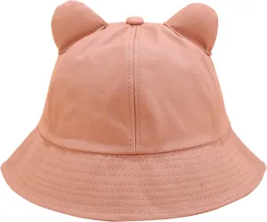 Umeepar Unisex Packable Bucket Hat Sun Hat for Womens Men (Cat Ear &Tail)