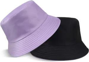 Unisex 100% Cotton Packable Bucket Hat Sun Hat Unisex Beach Cap for Men Women Kid