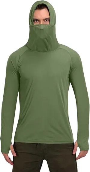UNISEX Fashionable Long Sleeve Ice Silk Sunbreaker Suits Stylish Pure Color Face Mash Outfits Biking Commuting