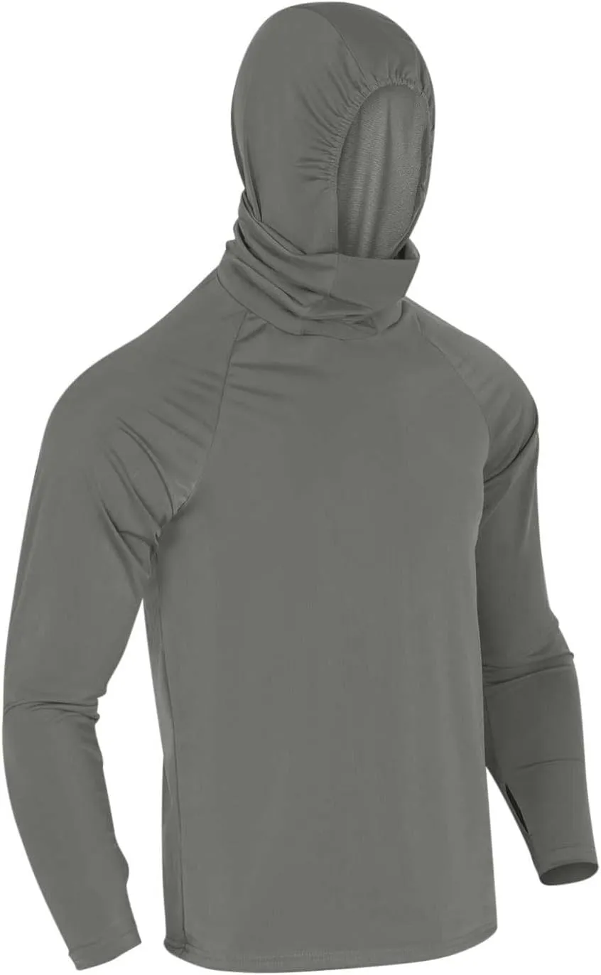 UNISEX Fashionable Long Sleeve Ice Silk Sunbreaker Suits Stylish Pure Color Face Mash Outfits Biking Commuting
