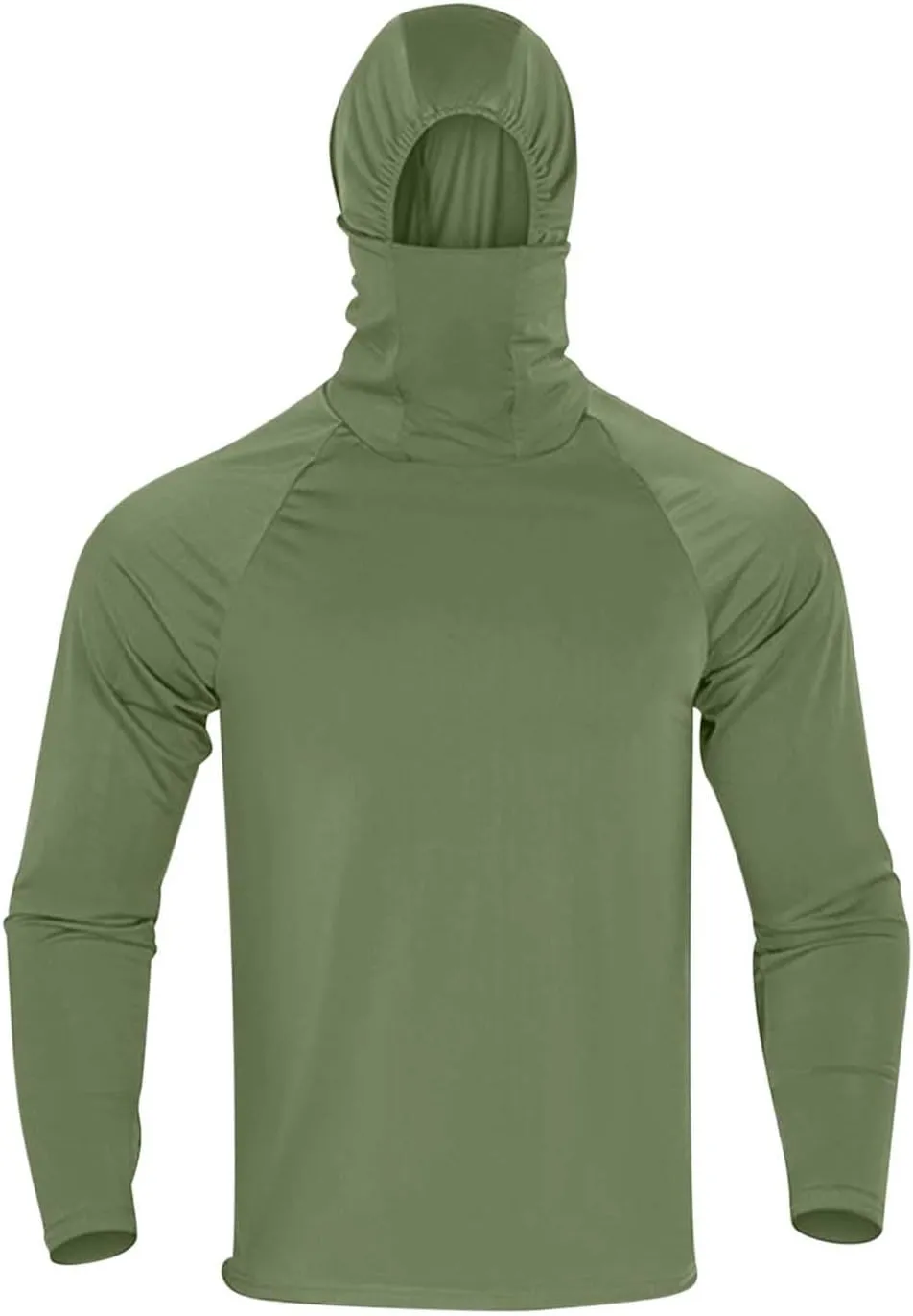 UNISEX Fashionable Long Sleeve Ice Silk Sunbreaker Suits Stylish Pure Color Face Mash Outfits Biking Commuting