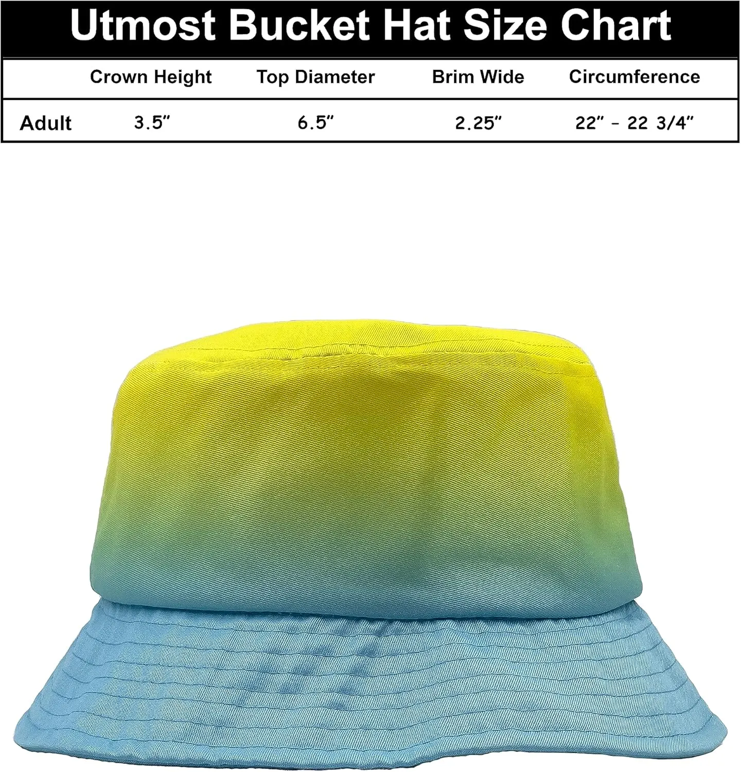 Utmost Bucket Hat | Two Tone Dual Color and Gradient Styles | Lightweight & Packable | Outdoor Summer Sun Hat
