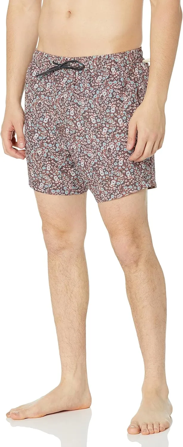 VELVET BY GRAHAM & SPENCER Men's Standard Ricardo Printed Board Shorts, Multi, L
