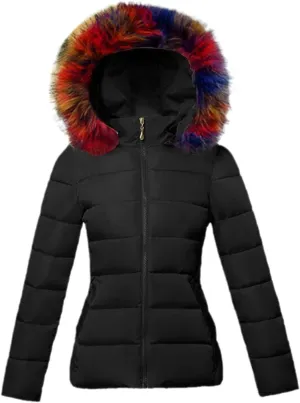 Vogrtcc Fur Winter Jacket For Women Plus Size Hooded Coat Women Parkas Warm Down Jacket Female Coat
