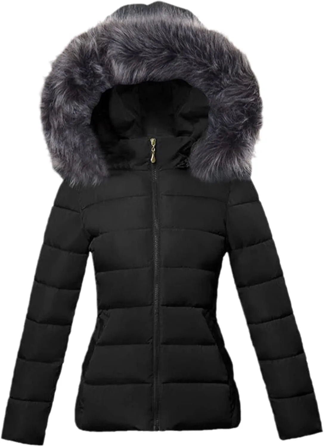 Vogrtcc Fur Winter Jacket For Women Plus Size Hooded Coat Women Parkas Warm Down Jacket Female Coat