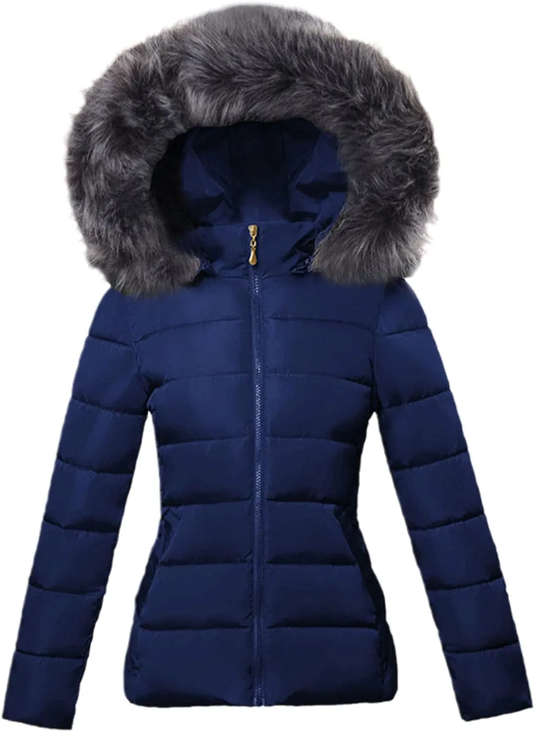 Vogrtcc Fur Winter Jacket For Women Plus Size Hooded Coat Women Parkas Warm Down Jacket Female Coat