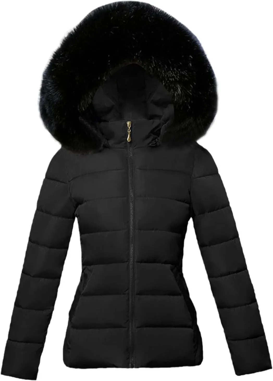 Vogrtcc Fur Winter Jacket For Women Plus Size Hooded Coat Women Parkas Warm Down Jacket Female Coat
