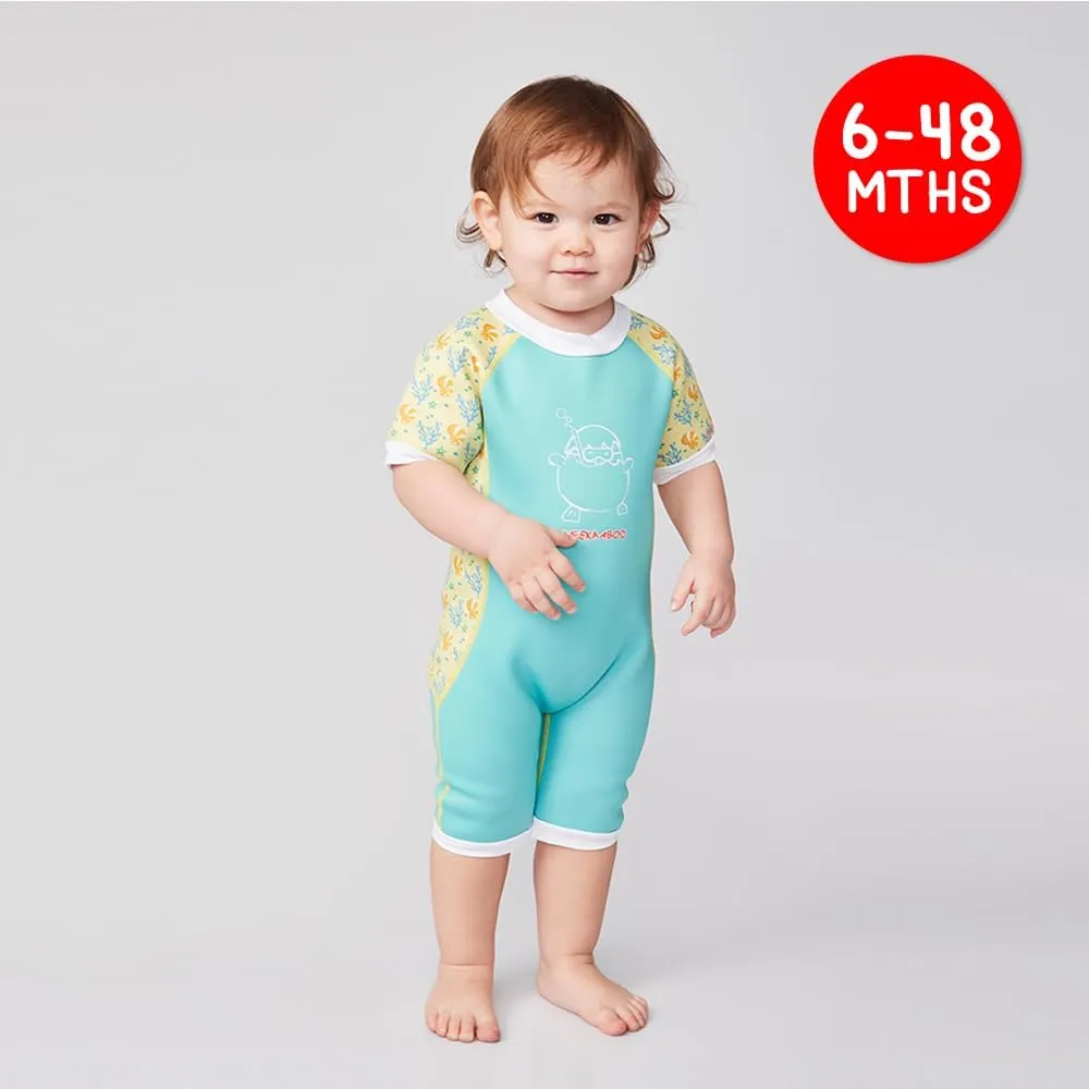 Warmiebabes Baby and Toddler Swimsuit, Thermal Baby Swimsuit Made with UPF50  Neoprene, Quick-Dry Wetsuit