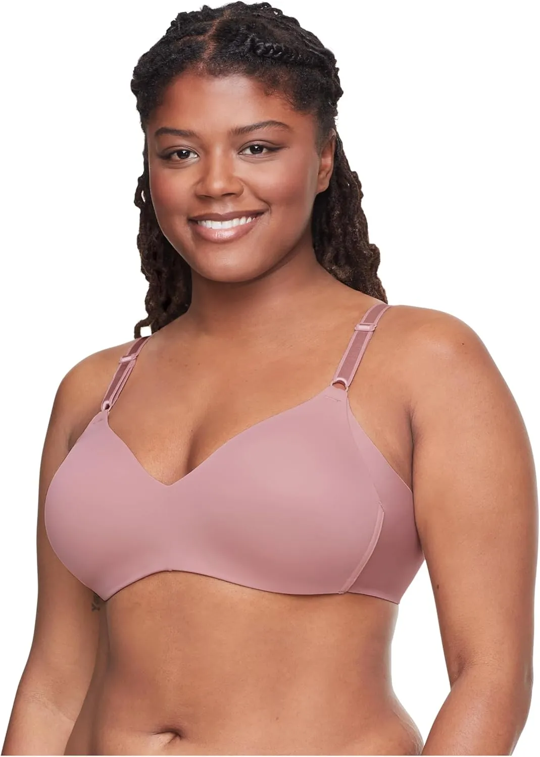 Warner's Women's No Side Effects Underarm-Smoothing Comfort Wireless Lightly Lined T-Shirt Bra 1056