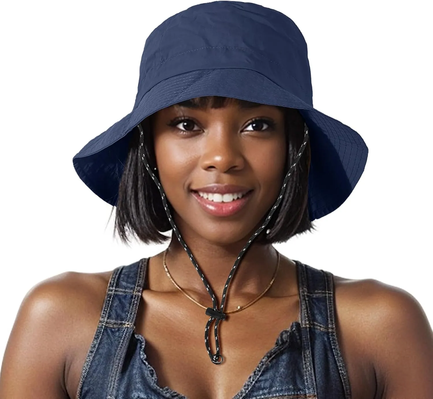 Waterproof Bucket Hat Women - UV Protection Rain Hats Ladies Packable Foldable Fishing Hat