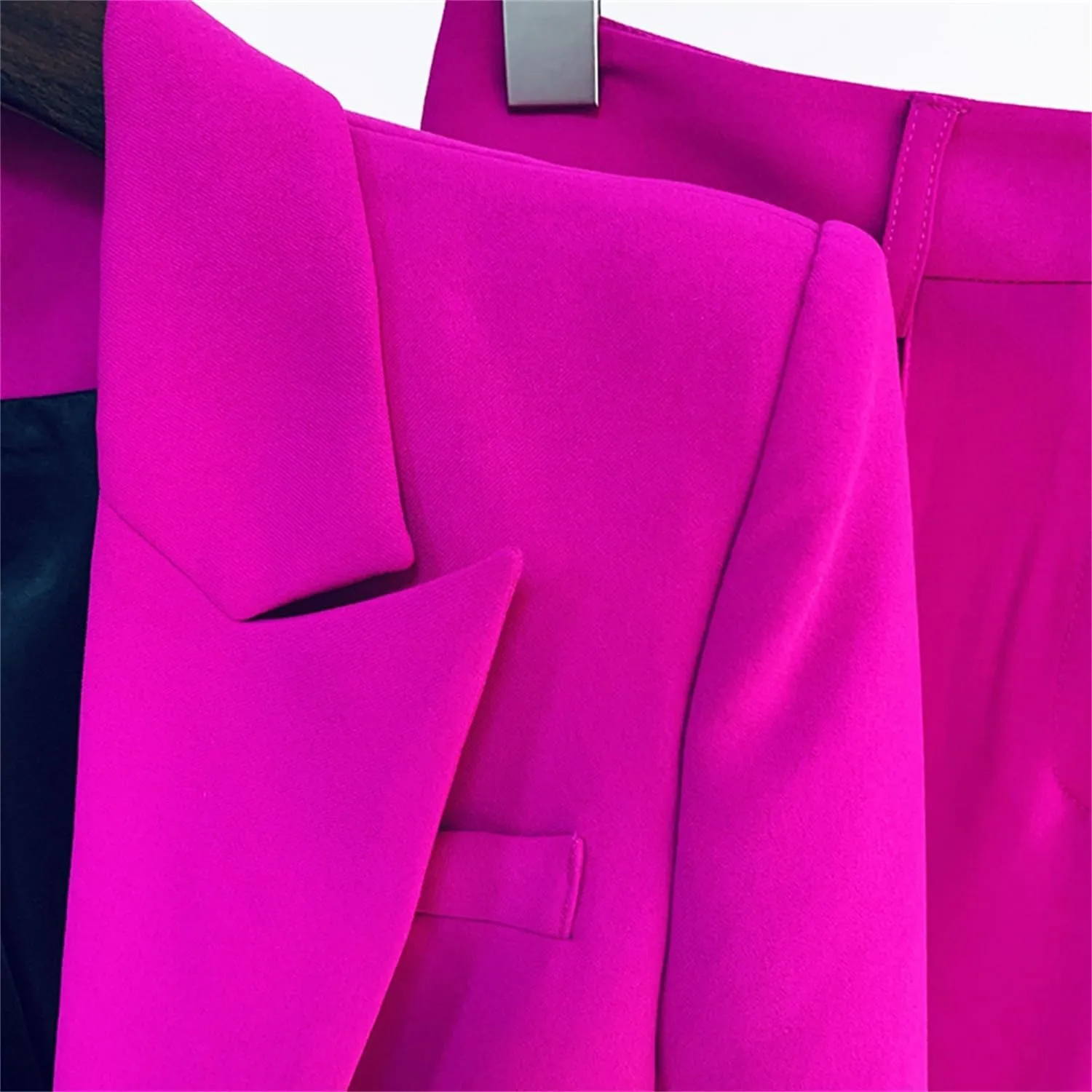 Women 2 Piece Outfits Dressy Blazer Jackets High Waisted Wide Leg Pants Suits Set Casual Business Work Wear