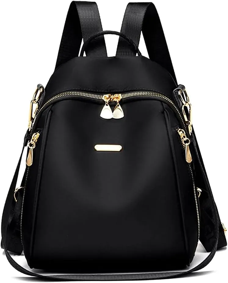 Women's Backpack Small, Versatile Ladies Korean Style Trendy High-end Anti-theft Oxford Cloth Backpack for College Travel Work