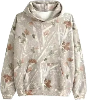 Womens Camo Hoodies Sweatshirts Long Sleeve Pullover Fleece Oversized Sweaters Casual Loose Tops with Pocket