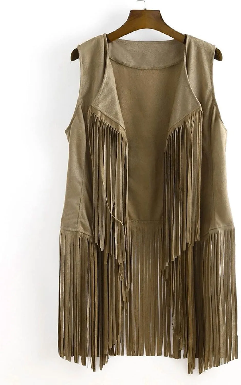 Womens Fringe Jacket Vest Western 70s Outfits Vintage Tassel Sleeveless Cardigans Hippie Clothes Cowgirl Tops Shirts