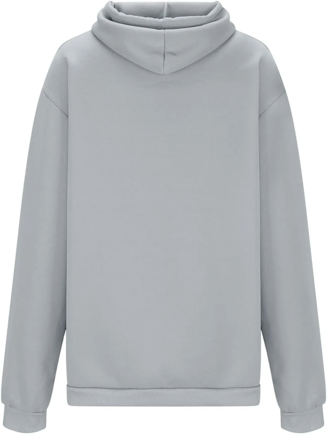 Women's Graphic Hoodies Heart Print Drawstring Long Sleeve Pocket Sweatshirt Casual Loose Fit Crewneck Pullover Tops