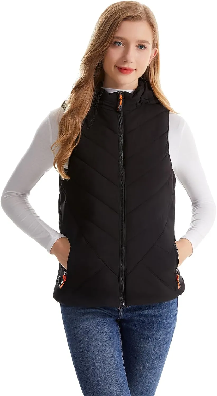 Women's Heated Vest with Battery Heated Body Warmer Winter Outdoor Heating Jackets for Women