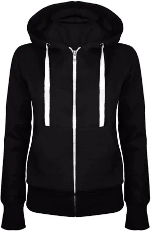 Womens Oversized Zip Up Hoodies Drawstring Fall Track Jackets Long Sleeve Hooded Oversized Sweatshirts Outdoor Coat