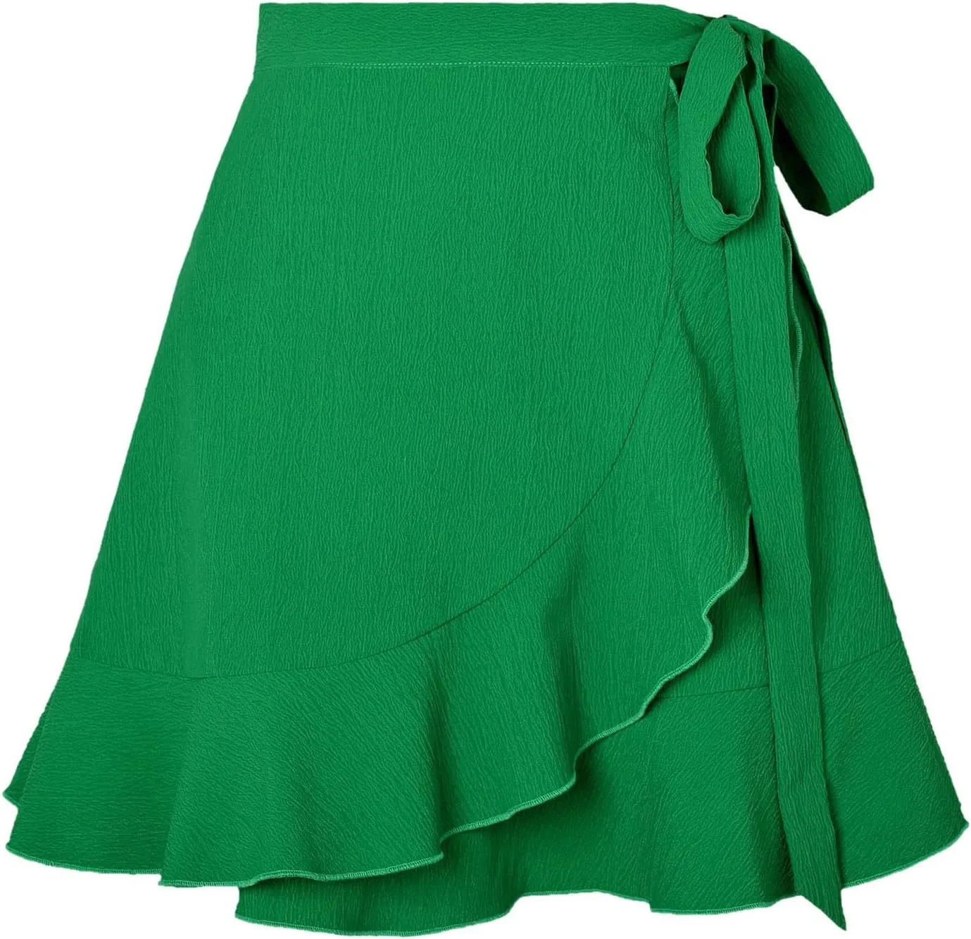 Womens Skirts Swing Skirt Knee Length Women's Summer Empire Waist Ruffle Tiered Mini Skirt Floral Printed A Line Swim