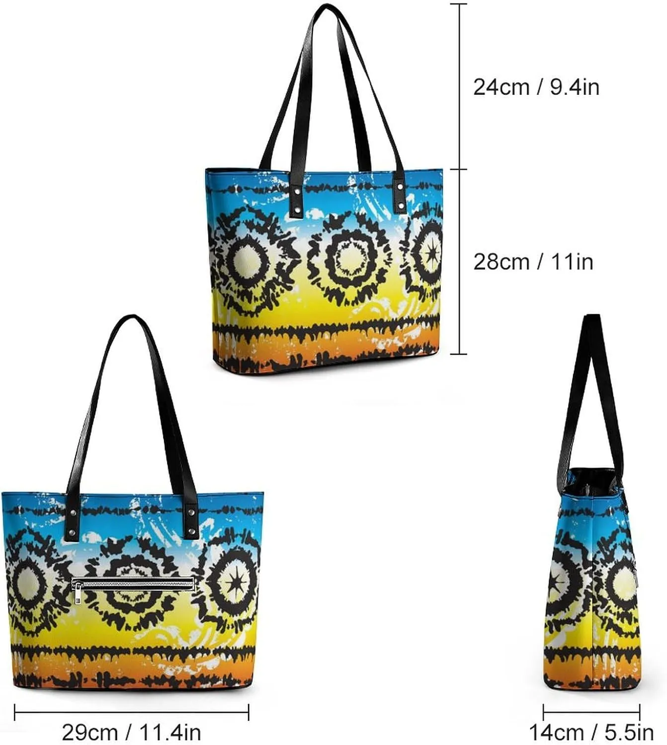 Women's Soft Leather Handbag Tote Purses Shoulder Bucket Bag