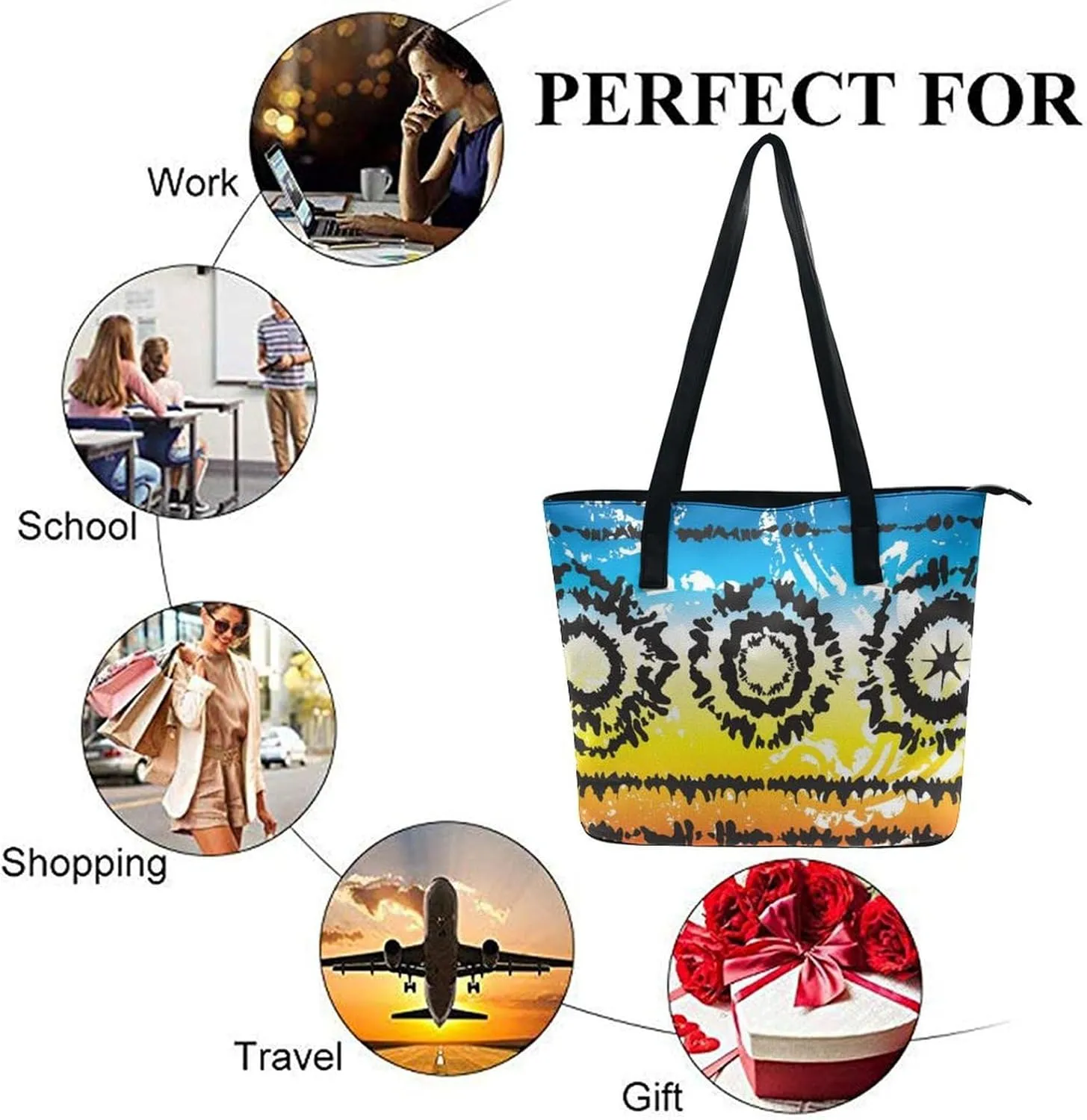 Women's Soft Leather Handbag Tote Purses Shoulder Bucket Bag