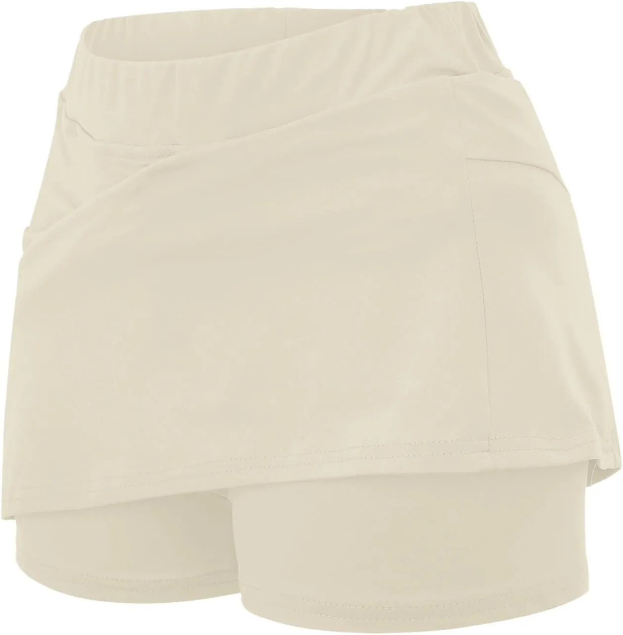 Womens Tennis Skorts 2025 Summer Solid Casual Yoga Pants High Waist Elastic Athletic Running Sports Shorts with Pockets