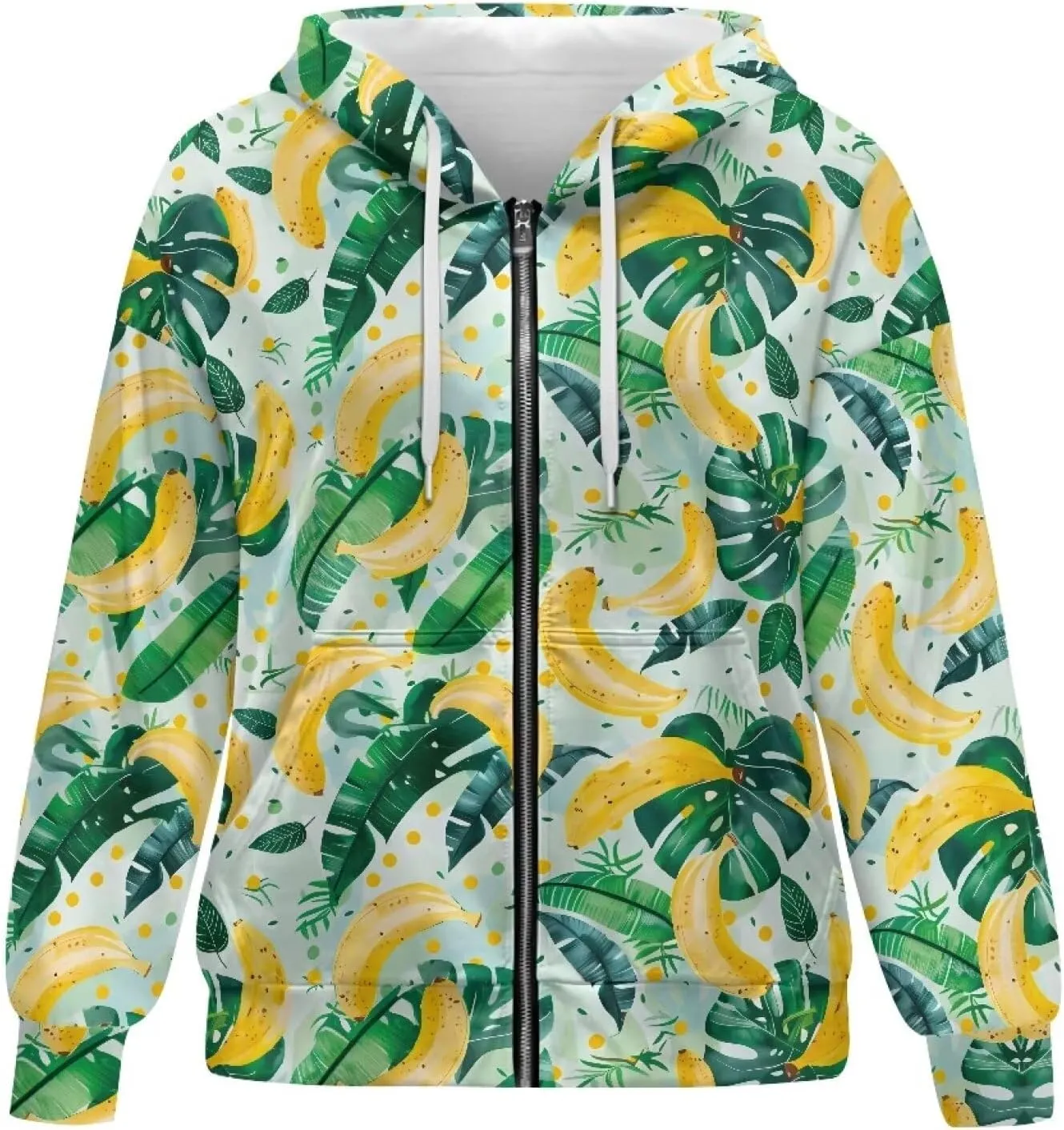 Women's Zip Up Hoodies Casual Long Sleeve Track Jackets With Pockets Fall Outfits Sweaters Fashion Jackets