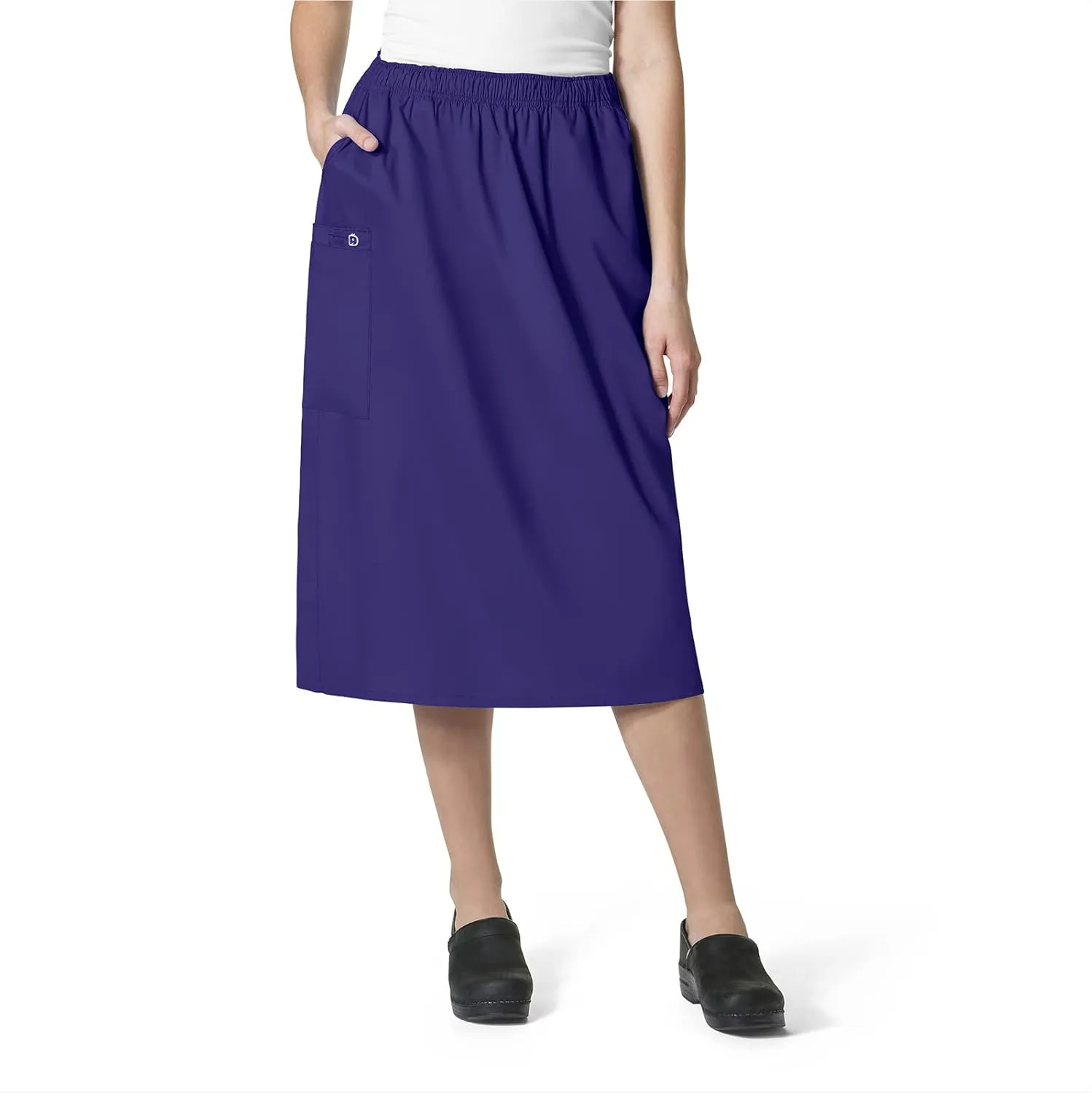 WonderWink Women's Wonderwork Pull-on Cargo Scrub Skirt