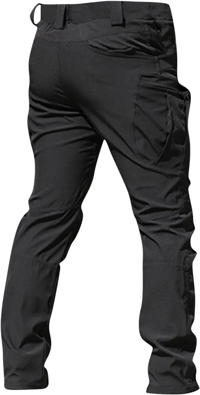 Work Pants for Men Construction Mencomfy Cargo Pants Stretch Flex Camo Water Proof Tactical Pants with Pockets