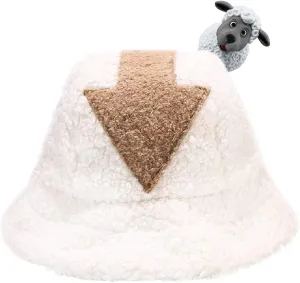 wunderlin Fluffy Bucket Hat Cosplay Costume for Adult (Unisex) Colorful Fisherman Hat