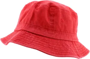 XXL Oversize Pigment Dyed Washed Bucket Hat Fits Upto 3XL