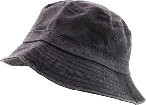 XXL Oversize Pigment Dyed Washed Bucket Hat Fits Upto 3XL