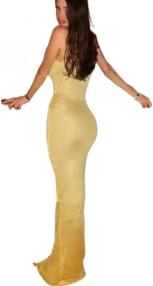 YELLOOP Knit Maxi Dress Long Bodycon Dresses Old Money Elegant Cocktail Long Sweaters Y2k