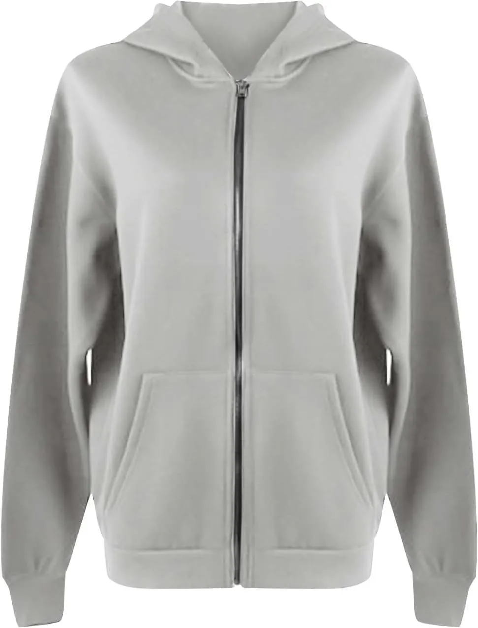YZHM Zip Up Hoodies for Women with Pockets Lightweight Thumb Hole Sweatshirts Long Sleeve Trendy Pullover Casual Fall Jacket