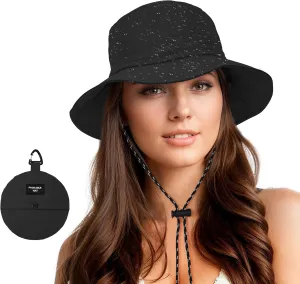 Zando Waterproof Bucket Hat for Woman Men Rain Hat UPF 50  Sun Hats for Women Packable Outdoor Hiking Safari Fishing Hat