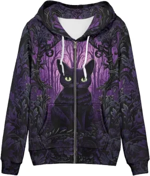 Zip Up Hoodie Y2K Women Oversized Hoodies Fall Tops Womens Jackets Full Zip Hooded Sweatshirt