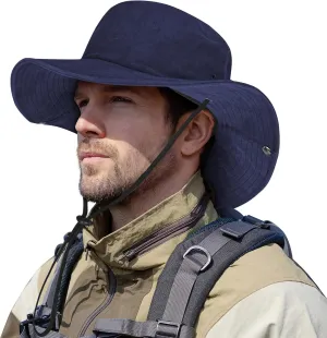ZOORON Unisex Boonie Hats 100% Cotton Bucket Hat Wide Brim Hiking Fishing Safari Garden Hat Spring Summer Cap Outdoor