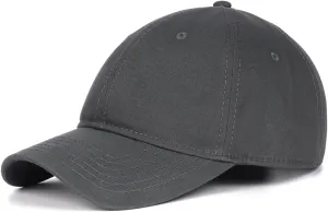 Zylioo Oversize XXL 100% Cotton Baseball Cap,Large Baseball Hat for Big Heads 23.5"-25.5",Adjustable Plain Dad Cap