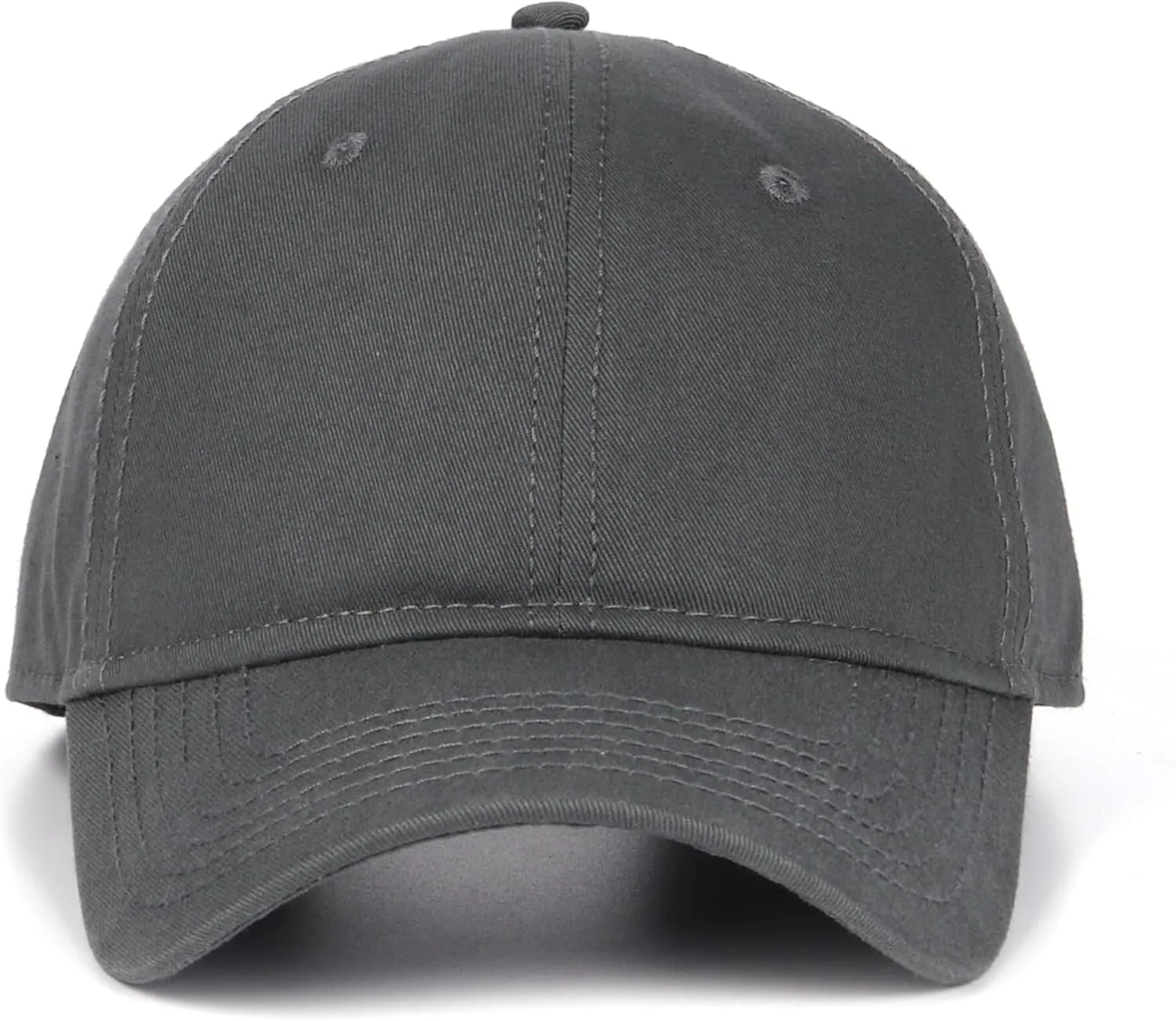 Zylioo Oversize XXL 100% Cotton Baseball Cap,Large Baseball Hat for Big Heads 23.5"-25.5",Adjustable Plain Dad Cap